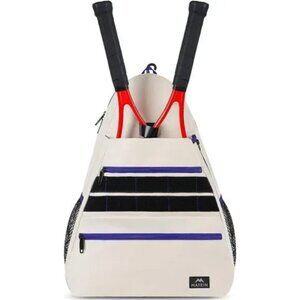 Tennis Bags for Men & Women, Large Waterproof Durable Tennis Backpack